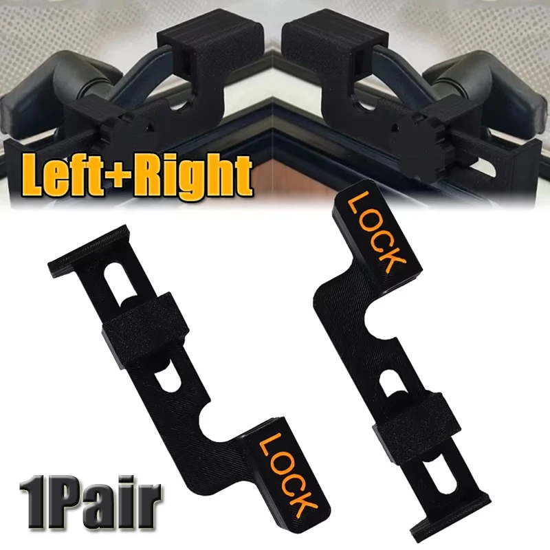 2PCS RVs Campervan Window Locks Motorhome Caravan Window Windbreak Security Locks For Adamo Polyplastic Polyfix RV Accessories