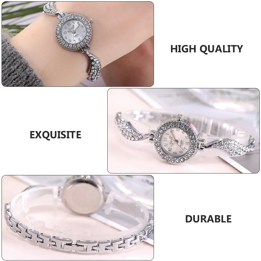 1pc Fashion Rhinestone Wing Bangle Watch For Women Alloy Quartz Watch Durable Party Daily Wear Gift Birthday Valentine Silver
1pc Fashion Rhinestone Wing Bangle Watch For Women Alloy Quartz Watch Durable Party Daily Wear Gift Birthday Valentine Silver