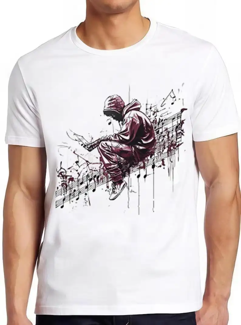 Street Artist Sitting On Notes Sketch Humorous Hilarious Witty Funny Music Gift Tee T Shirt 2236
Street Artist Sitting On Notes Sketch Humorous Hilarious Witty Funny Music Gift Tee T Shirt 2236