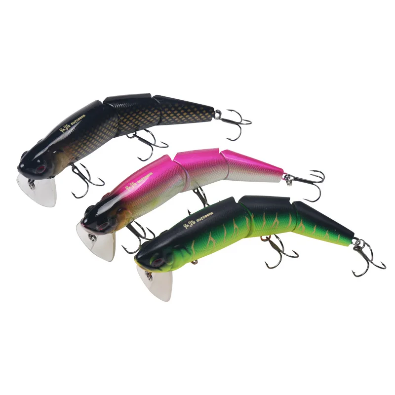 Artificial Wobblers11.5cm20g Minnow Artificial/Hard/Fake Bait for Fishing Lure Wobblers Segment 3D Eyes Fish Trolling with Hooks
Artificial Wobblers11.5cm20g Minnow Artificial/Hard/Fake Bait for Fishing Lure Wobblers Segment 3D Eyes Fish Trolling with Hooks