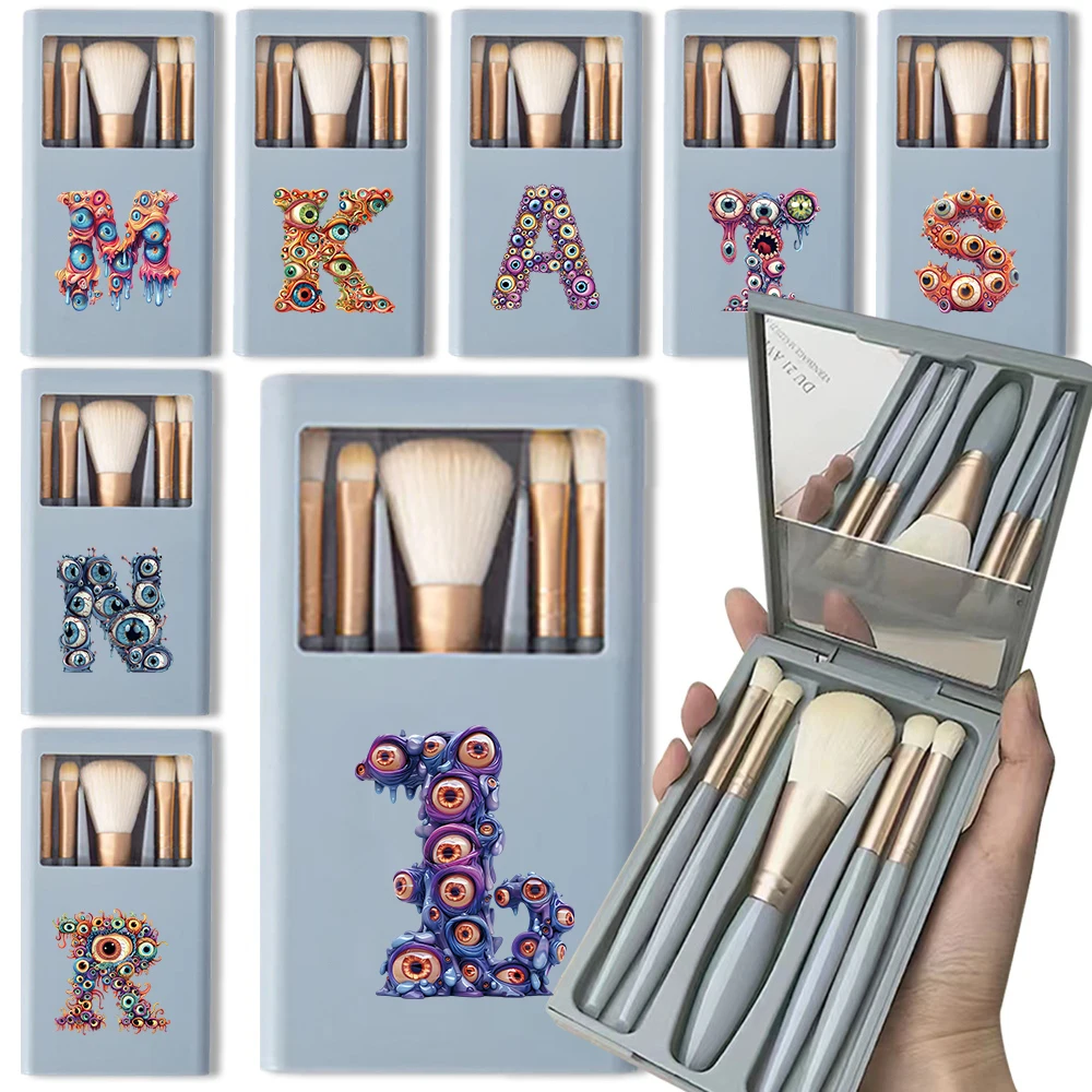 5PCS Premium Makeup Brush Box Bring A Mirror Eyelets Initial Name 26 Letters Pattern
5PCS Premium Makeup Brush Box Bring A Mirror Eyelets Initial Name 26 Letters Pattern