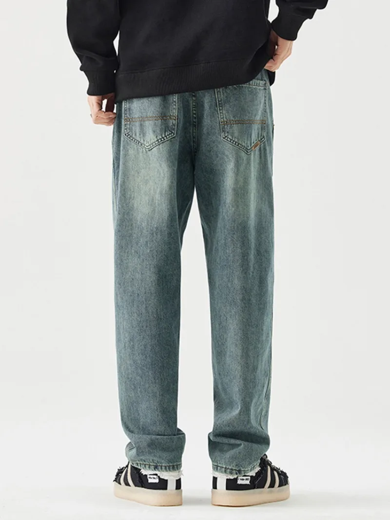 Autumn New American Retro Street Casual Jeans for Men Loose Washed Straight-leg Trendy Brand Casual Men's Wide-leg Long Pants
Autumn New American Retro Street Casual Jeans for Men Loose Washed Straight-leg Trendy Brand Casual Men's Wide-leg Long Pants