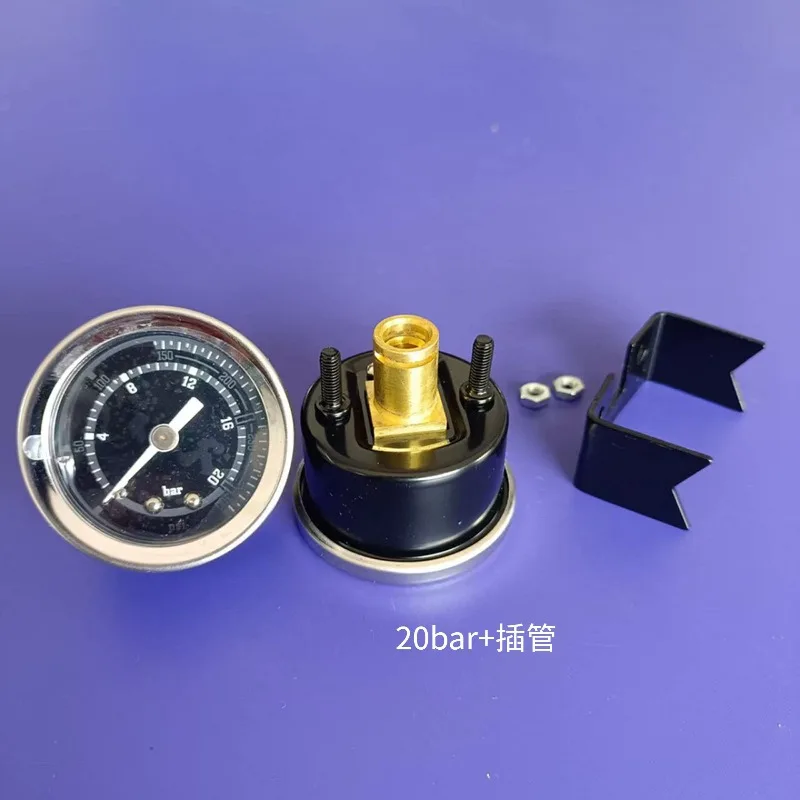 For Coffee Machine Pressure Gauge with A Diameter of 40mm and Damping. Gremli Mama Is Suitable for Bracket Anti Shake
For Coffee Machine Pressure Gauge with A Diameter of 40mm and Damping. Gremli Mama Is Suitable for Bracket Anti Shake