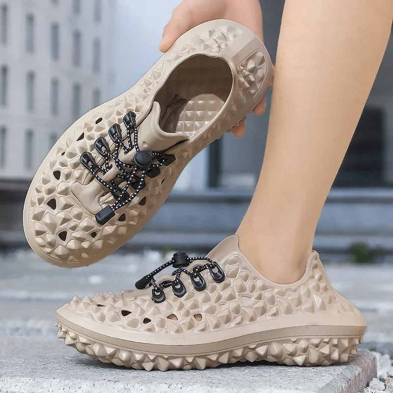 Men's Shoes New Fashion Breathable Garden Shoes Summer Couple Sandals Non-slip Thick Bottom Men's Sandals Outdoor Baotou Beach
Men's Shoes New Fashion Breathable Garden Shoes Summer Couple Sandals Non-slip Thick Bottom Men's Sandals Outdoor Baotou Beach