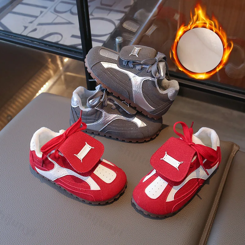 Children's Casual Sneakers 2025 Winter New Boys Girls Retro Leisure Sports Shoes Kids Toddler Non-Slip Comfortable Cotton Shoes
Children's Casual Sneakers 2025 Winter New Boys Girls Retro Leisure Sports Shoes Kids Toddler Non-Slip Comfortable Cotton Shoes