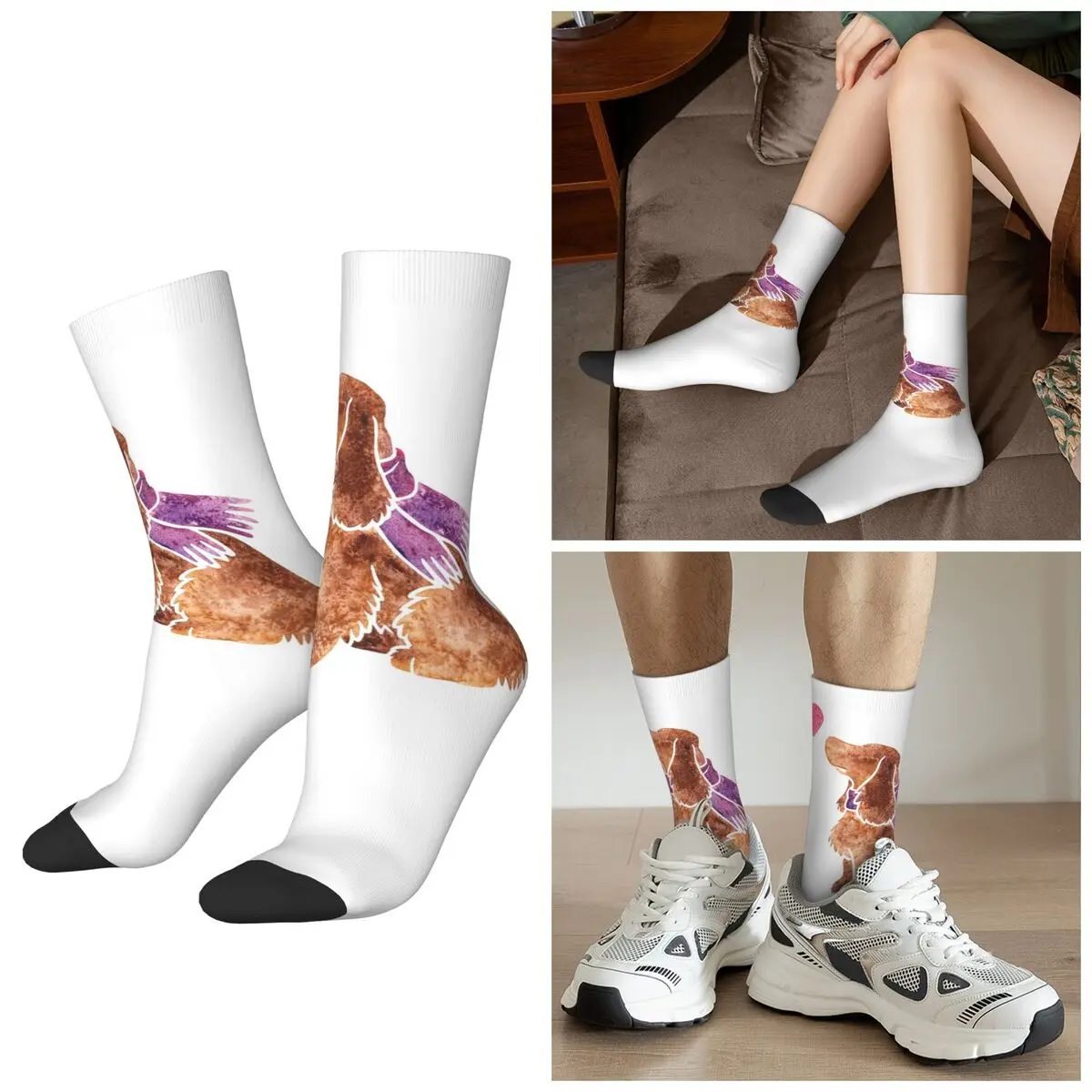 Всесезонные акварельные носки-спаниели в стиле Харадзюку, спортивные носки средней длины, мягкие повседневные чулки для мужчин и женщин, рождественские подарки
Всесезонные акварельные носки-спаниели в стиле Харадзюку, спортивные носки средней длины, мягкие повседневные чулки для мужчин и женщин, рождественские подарки