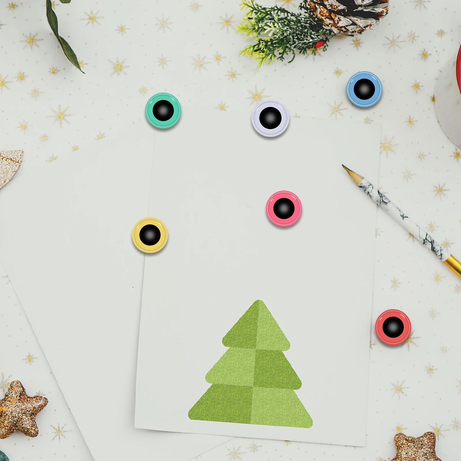200pcs Eye Decorations Self Adhesive Puppet Eyes Craft Eyes Balls for Baby Accessories Safety
200pcs Eye Decorations Self Adhesive Puppet Eyes Craft Eyes Balls for Baby Accessories Safety