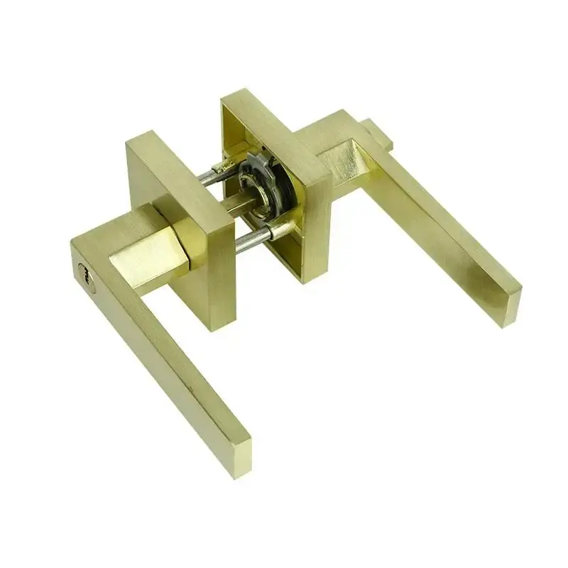 Simple Black Bedroom Door Lock Household Square Wood Study Thickened Solid Handle Living Handle Room Aluminum Panel Lock Door
Simple Black Bedroom Door Lock Household Square Wood Study Thickened Solid Handle Living Handle Room Aluminum Panel Lock Door