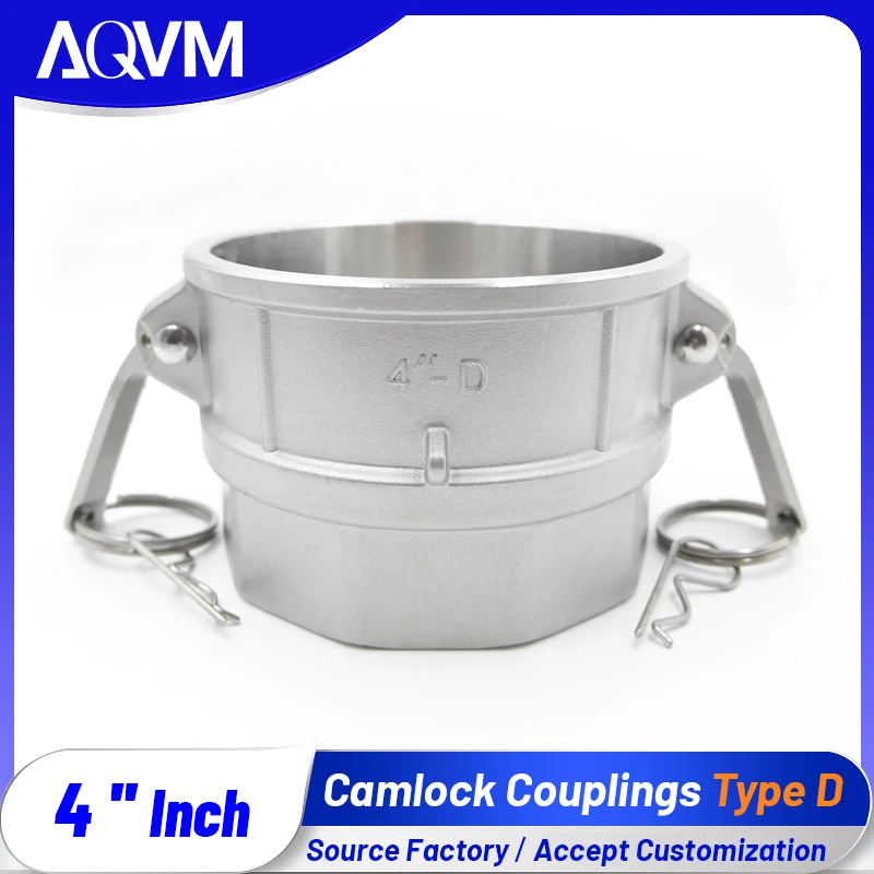 Jumbo Camlock D Type DN100 4 Inch 304SS Thread Coupling Mining Machinery Hydraulic Heavy Duty Industrial Hose Fittings
Jumbo Camlock D Type DN100 4 Inch 304SS Thread Coupling Mining Machinery Hydraulic Heavy Duty Industrial Hose Fittings