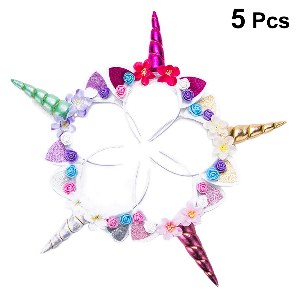5 Pcs Unicorn Headband Hair Accessories Fashion Headdress Kids Headwear Comfortable Material Sweet Girls Banquet Stage
5 Pcs Unicorn Headband Hair Accessories Fashion Headdress Kids Headwear Comfortable Material Sweet Girls Banquet Stage