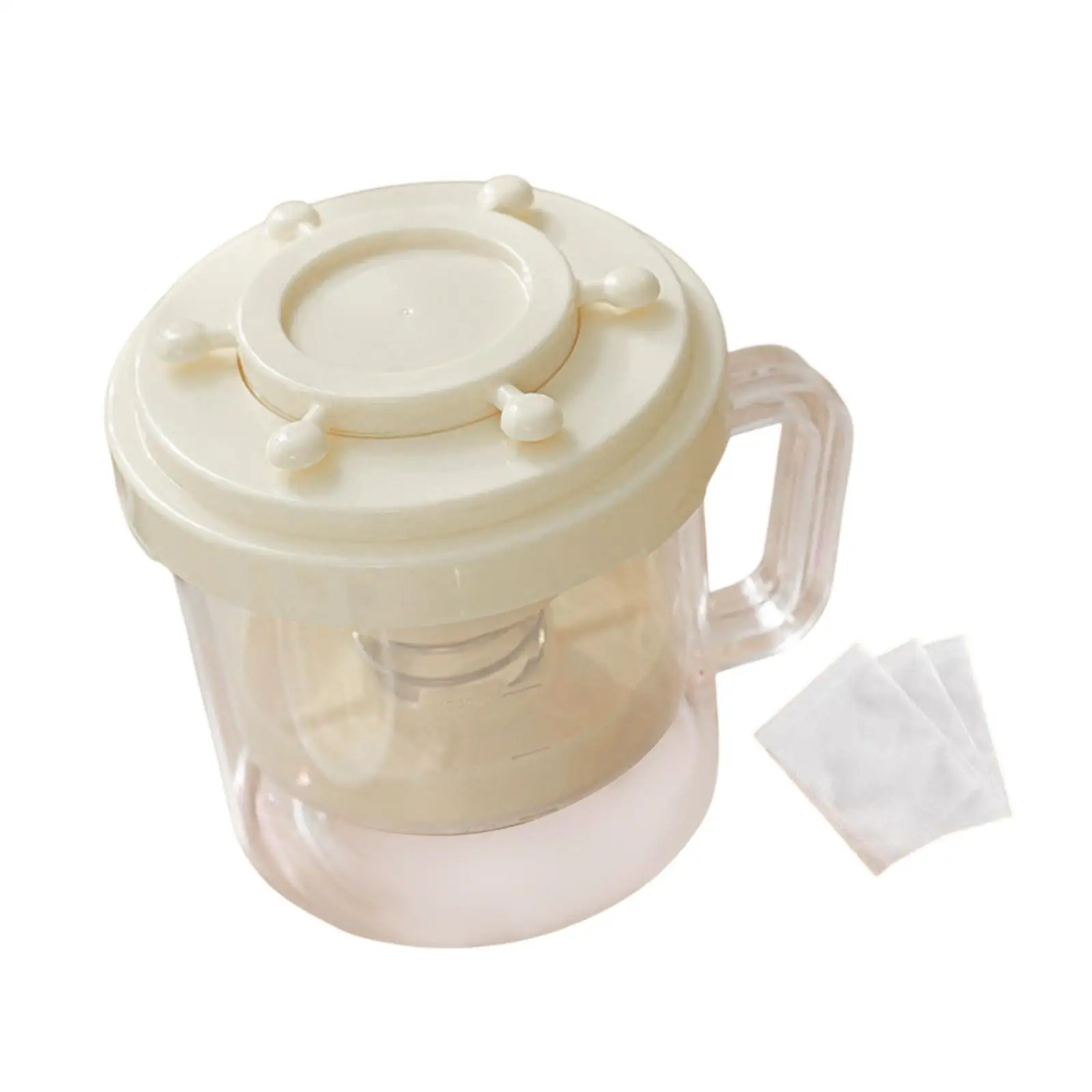 Yogurt Strainer Accessory Large Manual Mesh Filter Colander for Protein Smoothie and Homemade Yogurt
Yogurt Strainer Accessory Large Manual Mesh Filter Colander for Protein Smoothie and Homemade Yogurt