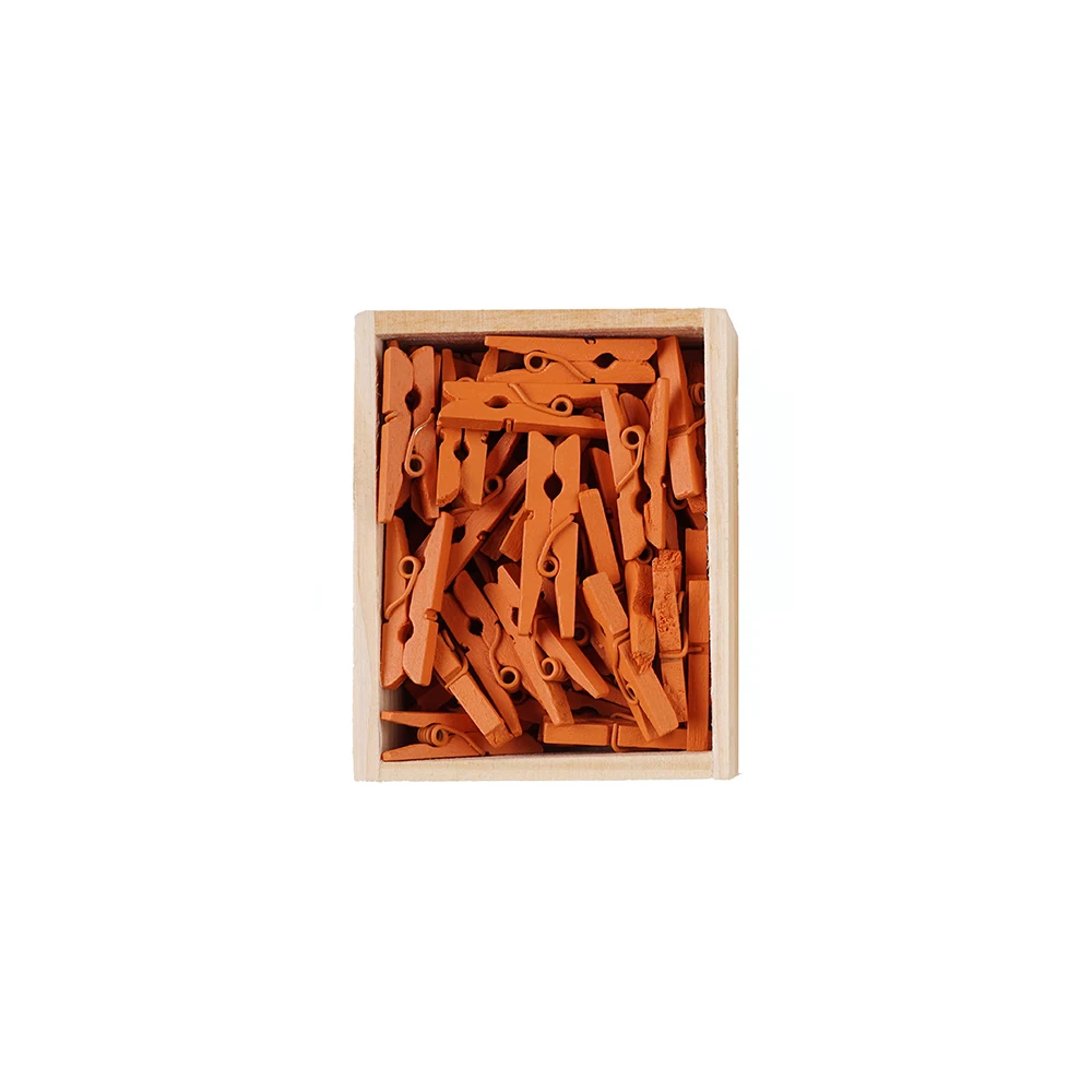 50 Pcs Mini Craft Clothespins Wood 1" & 1.2" Multi Color for Crafts and Arts Tiny Decorative
50 Pcs Mini Craft Clothespins Wood 1" & 1.2" Multi Color for Crafts and Arts Tiny Decorative