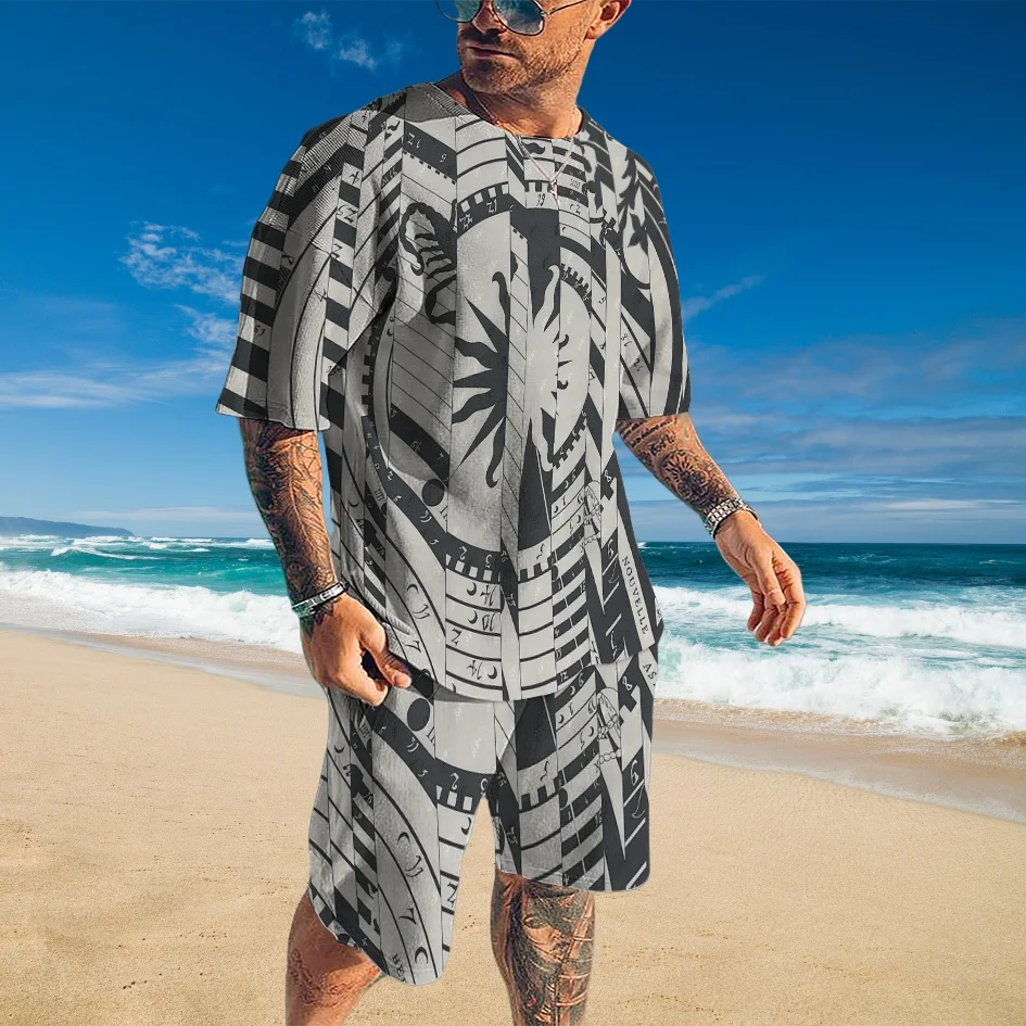 Летние популярные мужские шорты с короткими рукавами и 3D-принтом, дышащий, модный и удобный тонкий комплект для пляжного отдыха
Летние популярные мужские шорты с короткими рукавами и 3D-принтом, дышащий, модный и удобный тонкий комплект для пляжного отдыха