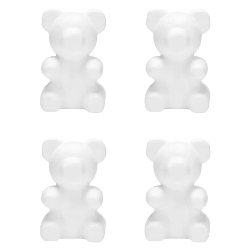 Набор для декораций AB11-DIY: 4 шт. пенопластовых фигурок для моделирования, украшения из полистирола для Рождества и Нового года, елочные игрушки, медведь 1
Набор для декораций AB11-DIY: 4 шт. пенопластовых фигурок для моделирования, украшения из полистирола для Рождества и Нового года, елочные игрушки, медведь 1