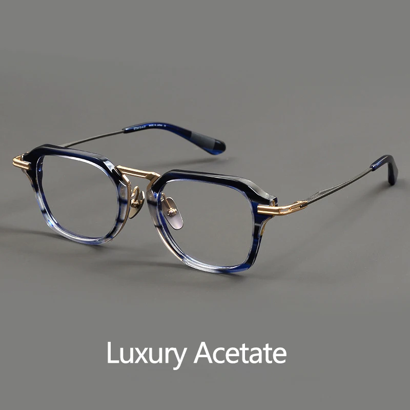New Luxury Acetate Glasses Pure Titanium Eyewear Optical Prescription Eyeglasses Frames Man Woman DTX143
New Luxury Acetate Glasses Pure Titanium Eyewear Optical Prescription Eyeglasses Frames Man Woman DTX143