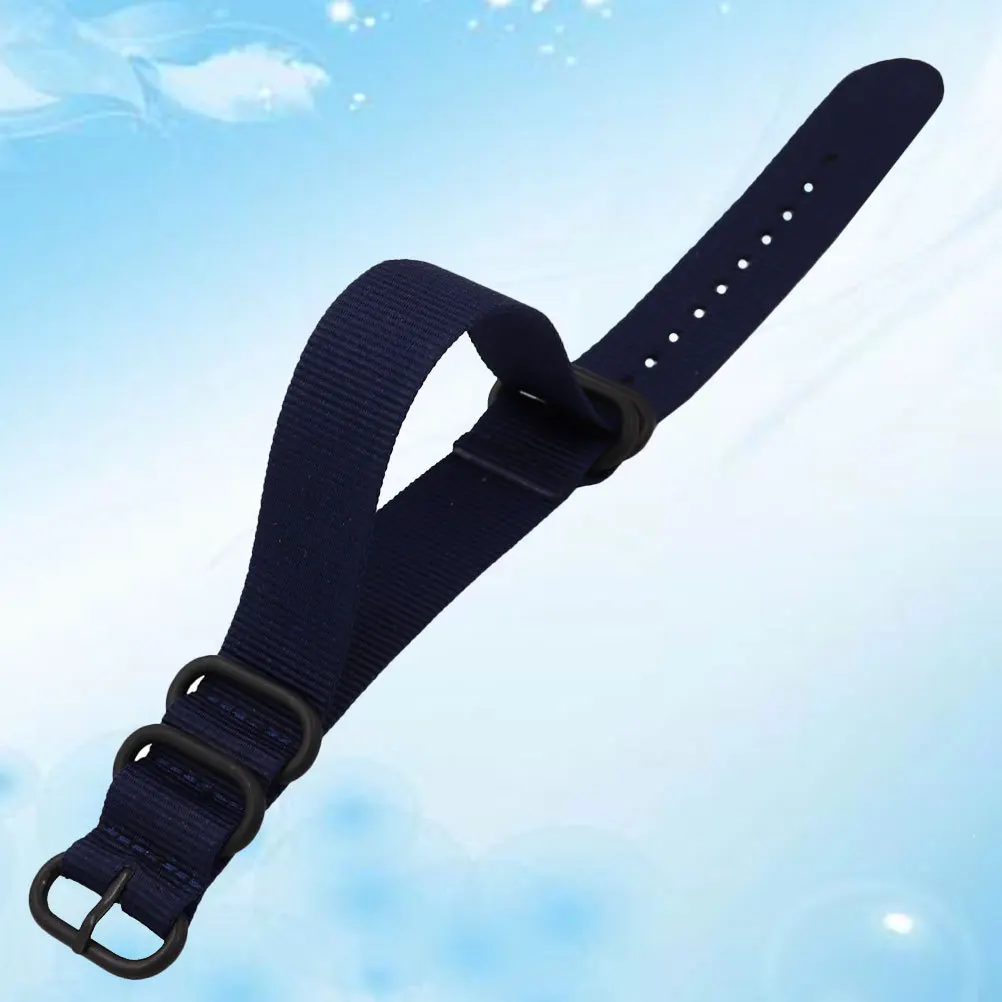 1Pcs Adjustable Nylon Watchstrap Canvas Strap for Smart Watch Ergonomic Shape Smooth Texture 24mm Dark Blue Watch Strap
1Pcs Adjustable Nylon Watchstrap Canvas Strap for Smart Watch Ergonomic Shape Smooth Texture 24mm Dark Blue Watch Strap