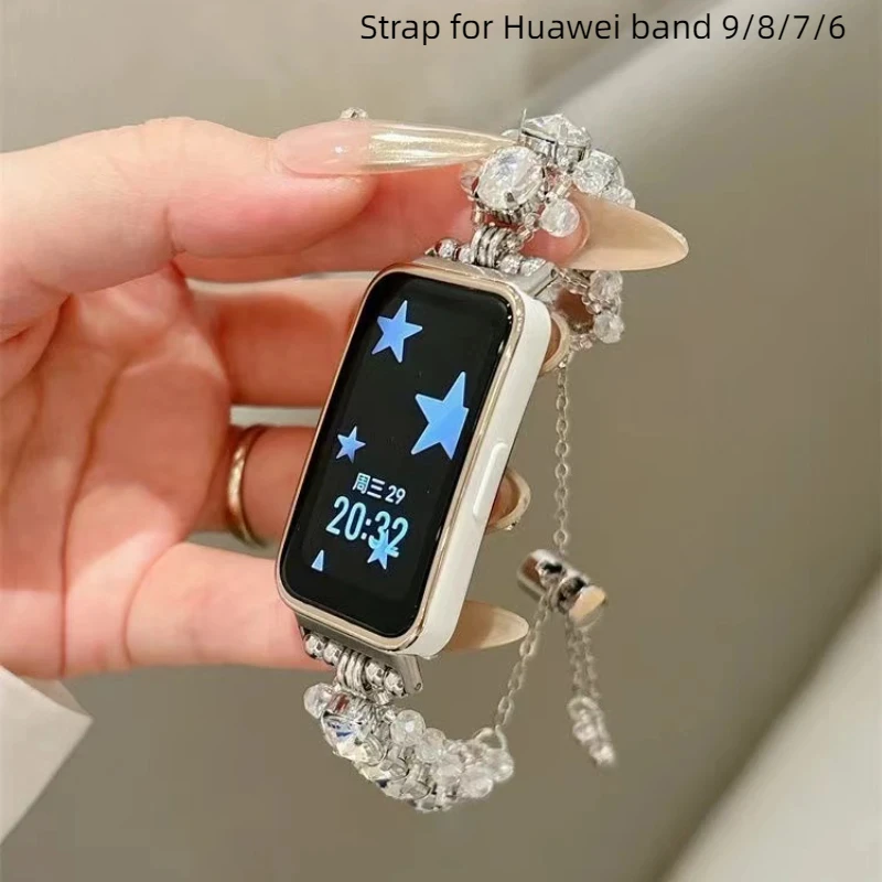 Metal Strap For Huawei band 9 Sport Watchband For Huawei band 8/7/6 Woman Correa Bracelet Stainless steel Smartwatch wristband
Metal Strap For Huawei band 9 Sport Watchband For Huawei band 8/7/6 Woman Correa Bracelet Stainless steel Smartwatch wristband