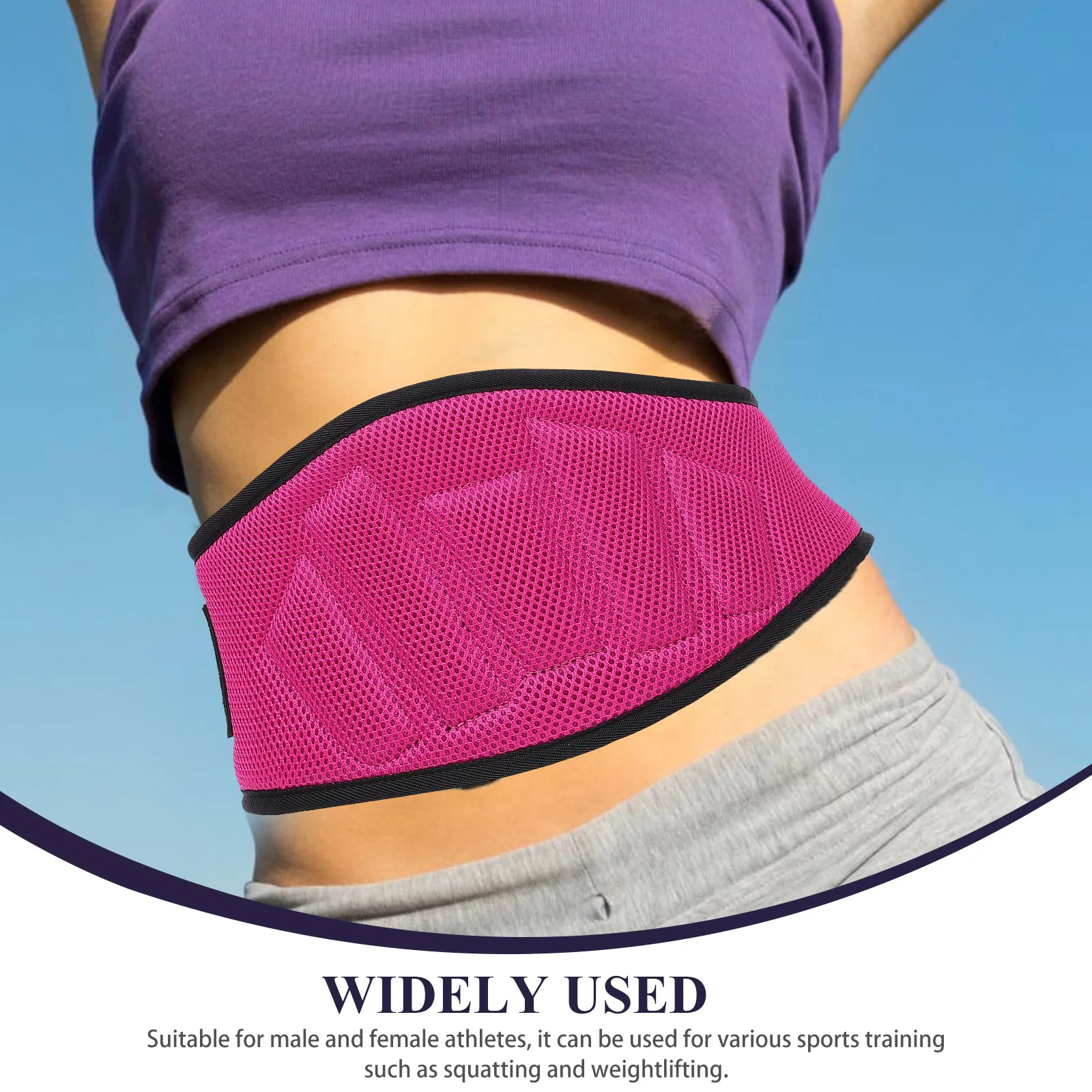 Adjustable Weightlifting Belt Fitness Waist Support Back Protection Men Women Workout Gym Equipment Pink Lifting Belt
Adjustable Weightlifting Belt Fitness Waist Support Back Protection Men Women Workout Gym Equipment Pink Lifting Belt