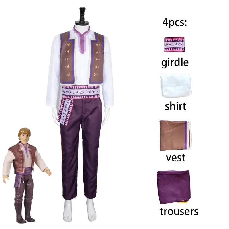 Kristoff Cosplay Costume Set Uniform Top Pants Suits Anime Halloween Carnival Party Clothing for Adult Mens,3'f.5;j.8
Kristoff Cosplay Costume Set Uniform Top Pants Suits Anime Halloween Carnival Party Clothing for Adult Mens,3'f.5;j.8