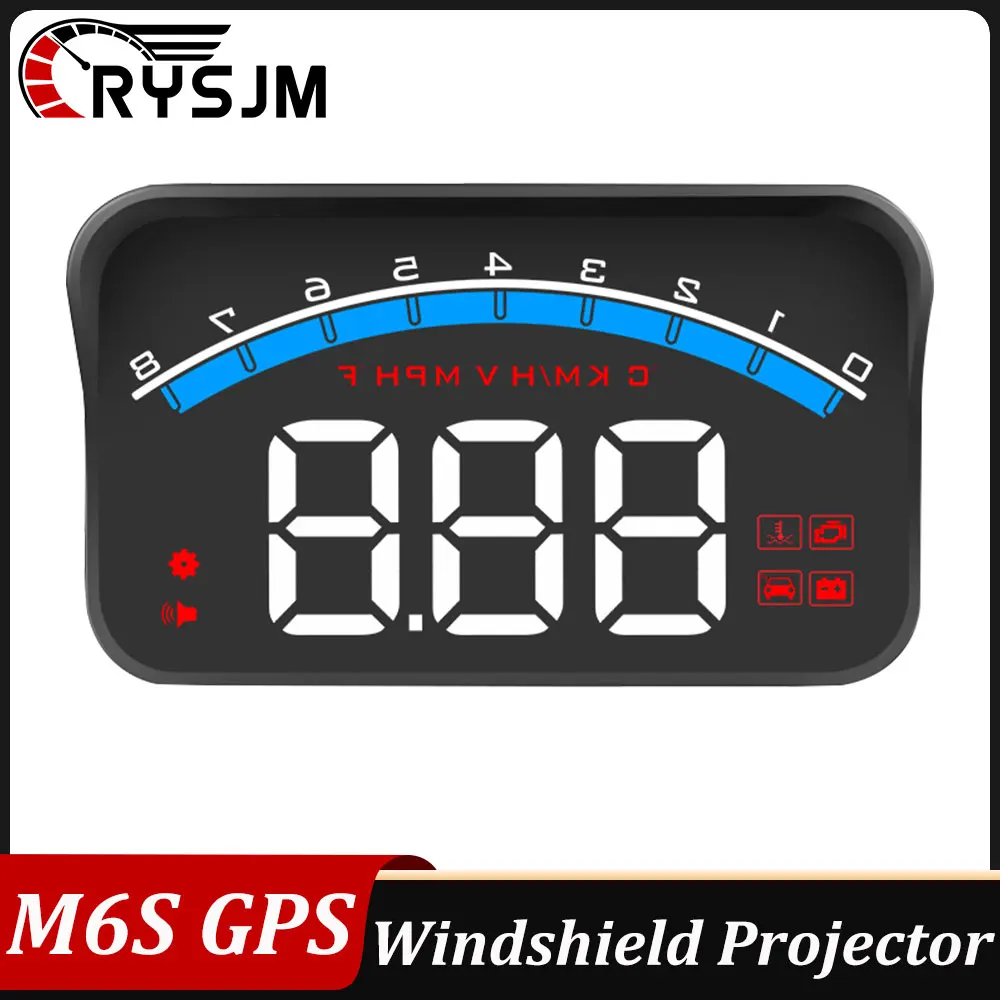 M6S OBD/OBD2 Head Up Display Windshield Projector For HUD Large Digital Display Car Speedometer Accessories On-board Computer
M6S OBD/OBD2 Head Up Display Windshield Projector For HUD Large Digital Display Car Speedometer Accessories On-board Computer