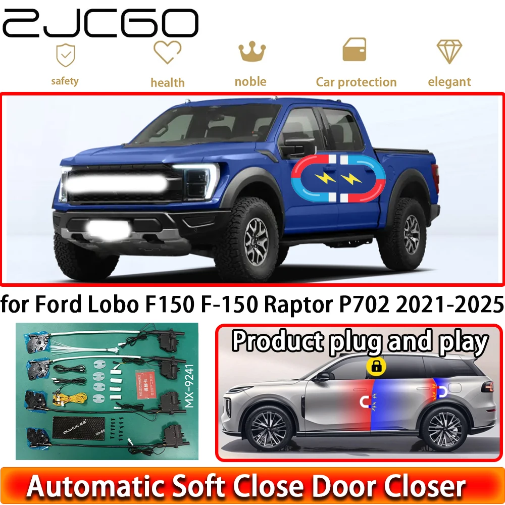 ZJCGO for Ford Lobo F150 F-150 Raptor P702 2021-2025 Soft Close Door Kit Power Closing Latch System Auto Pull Door Easy Close
ZJCGO for Ford Lobo F150 F-150 Raptor P702 2021-2025 Soft Close Door Kit Power Closing Latch System Auto Pull Door Easy Close