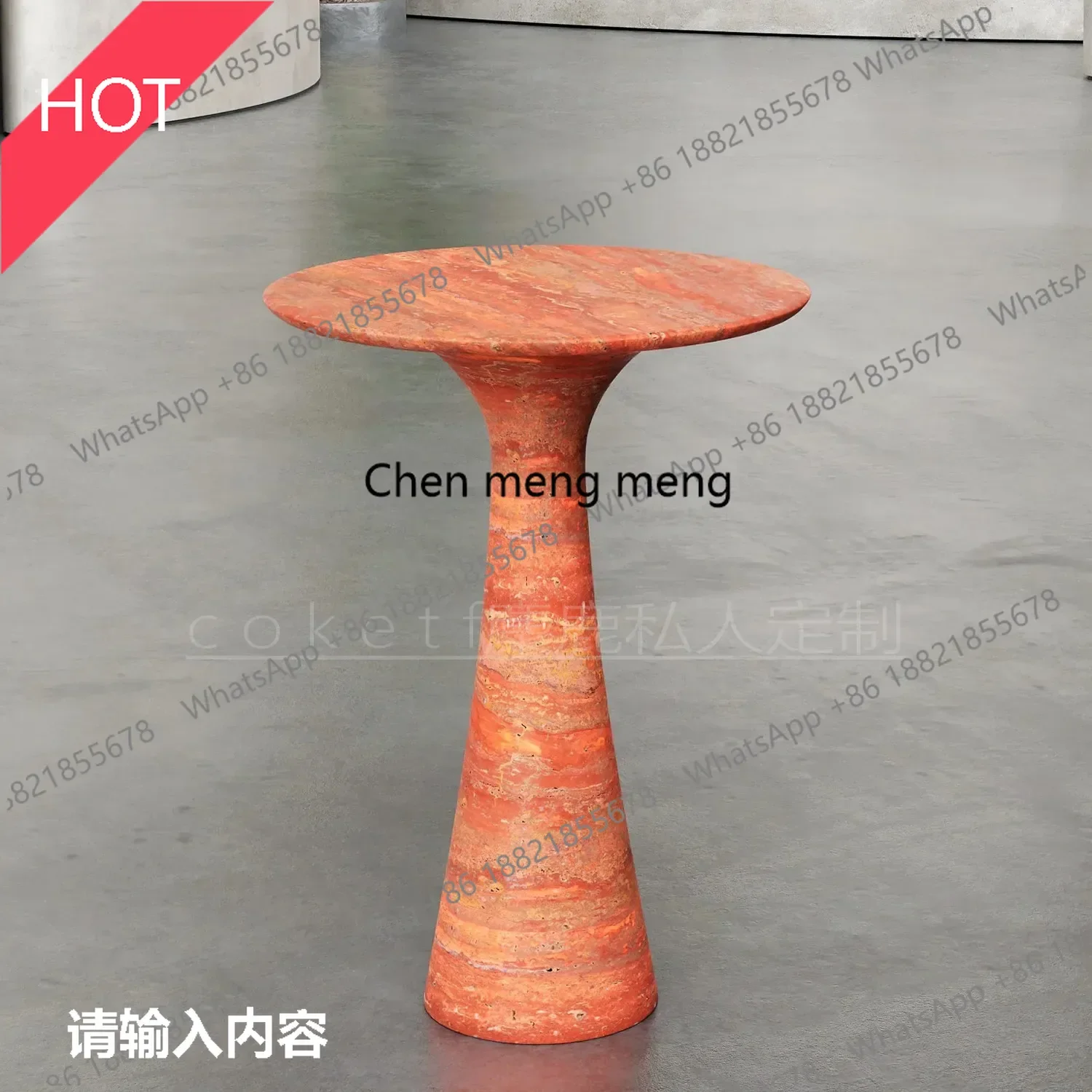 M53 Nordic minimalist designer natural marble edge table living room sofa round small coffee table
M53 Nordic minimalist designer natural marble edge table living room sofa round small coffee table