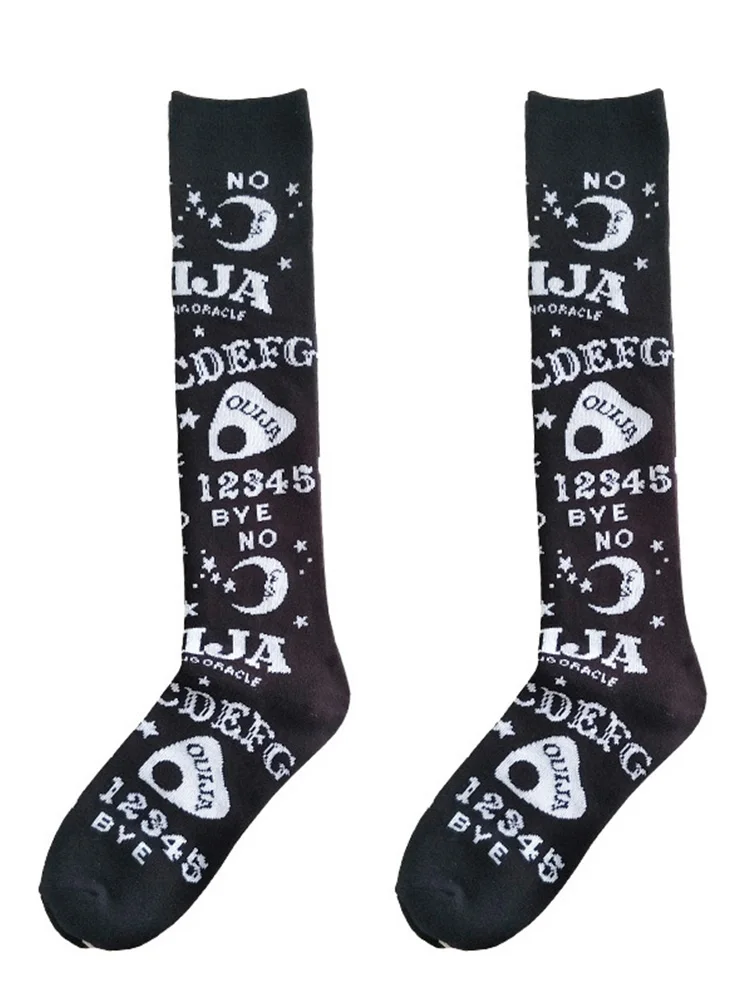 2023 Dark Magic Star Moon Printed Socks Women Gothic Punk Streetwear Mall Goth Harajuku Casual Retro Y2k Black Hosiery Female
2023 Dark Magic Star Moon Printed Socks Women Gothic Punk Streetwear Mall Goth Harajuku Casual Retro Y2k Black Hosiery Female