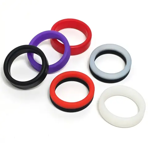 Cock Ring Durable Silicone Penis Rings Men's Delayed Ejaculation Rubber Rings Sex Toy For Men Couple Stretcher Scrotum Ring