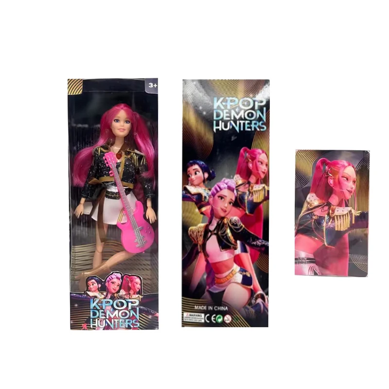 В НАЛИЧИИ Аниме K-Pop Demon Hunters Dolls — игрушка Rumi & Mira & Zoey с черными костюмами-сюрпризом, рождественский подарок для девочек
В НАЛИЧИИ Аниме K-Pop Demon Hunters Dolls — игрушка Rumi & Mira & Zoey с черными костюмами-сюрпризом, рождественский подарок для девочек