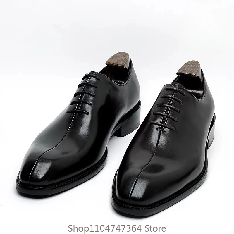 Handmade Cowhide Business Dress Leather Shoes Men British Genuine Leather Comfortable Outdoor Office Oxfords Male Zapatos Hombre
Handmade Cowhide Business Dress Leather Shoes Men British Genuine Leather Comfortable Outdoor Office Oxfords Male Zapatos Hombre