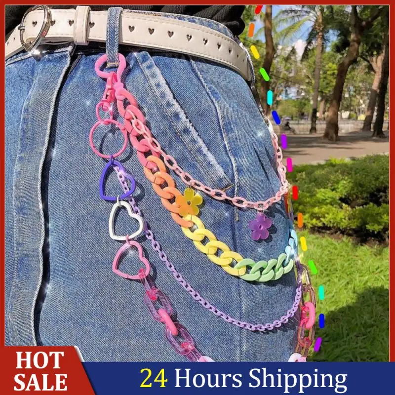 New Pants Chain Punk Hip Hop Keychain Waist Chain Car Jeans Pants Street Jewelry Double Chain Hot Men Women Belts Accessories
New Pants Chain Punk Hip Hop Keychain Waist Chain Car Jeans Pants Street Jewelry Double Chain Hot Men Women Belts Accessories