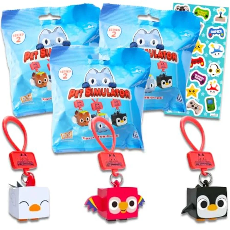 Pet Simulator X Mini Figures Blind Bags Set - 3 Pack Pet Simulator X Mystery Blind Bags Toys Bundles Includes Random Collectibl
Pet Simulator X Mini Figures Blind Bags Set - 3 Pack Pet Simulator X Mystery Blind Bags Toys Bundles Includes Random Collectibl