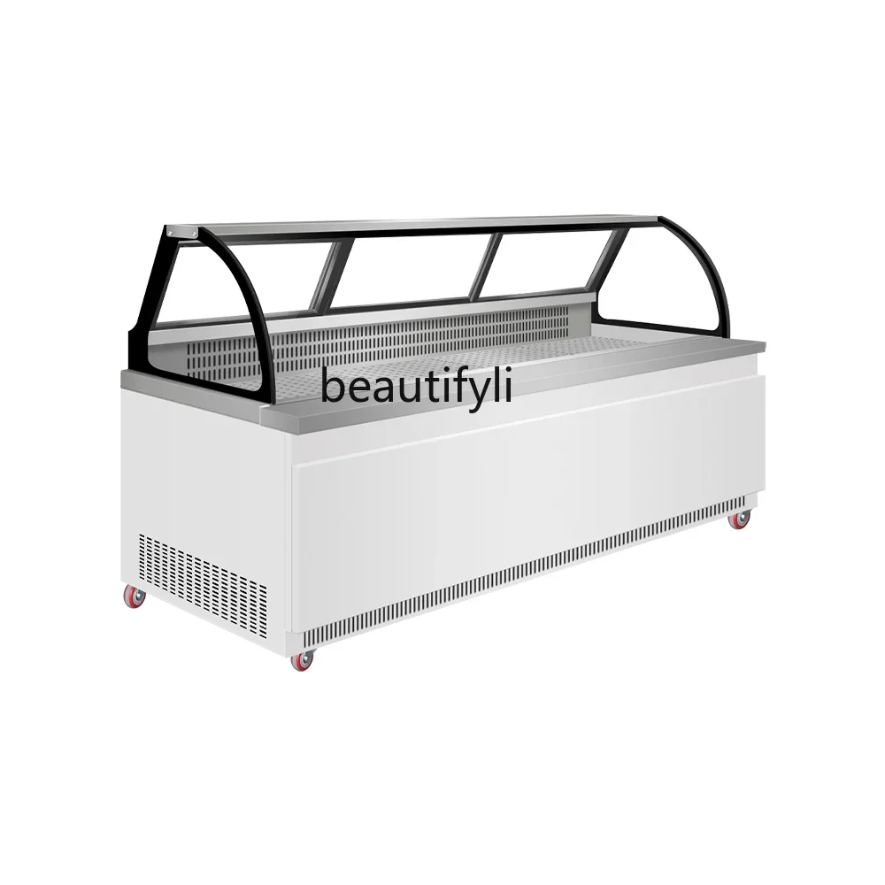 YH Luwei distilled cooked food cabinet ordering cabinet refrigerated arc display cabinet
YH Luwei distilled cooked food cabinet ordering cabinet refrigerated arc display cabinet