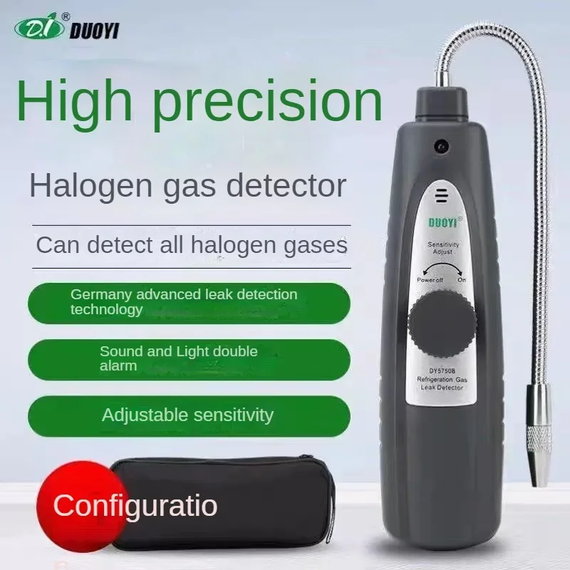 DUOYI DY5750B Gas Detector Refrigeration Gas Leak Detector CFC HFC Halogen Gas Refrigerant Leak Detector Air Conditioning R410a
DUOYI DY5750B Gas Detector Refrigeration Gas Leak Detector CFC HFC Halogen Gas Refrigerant Leak Detector Air Conditioning R410a