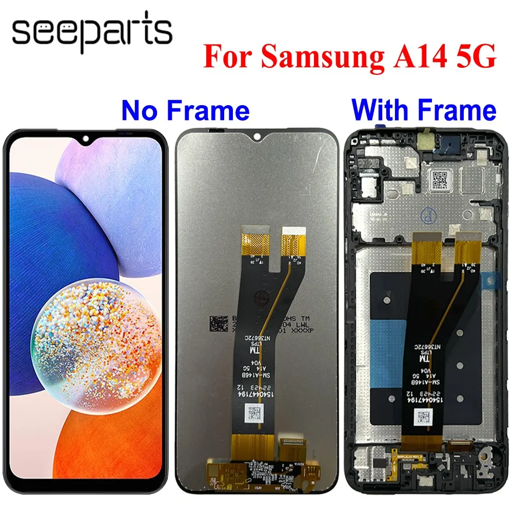 Tested Working For Samsung Galaxy A14 5G LCD Display With Touch Screen Digitizer Assembly For Samsung A146 A146B A146U Display
Tested Working For Samsung Galaxy A14 5G LCD Display With Touch Screen Digitizer Assembly For Samsung A146 A146B A146U Display