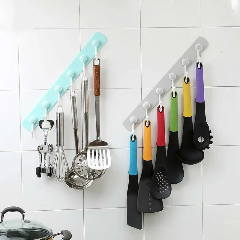 Household Kitchen Adjustable Wall Door Hanger Rack Multifunction Kitchen Storage Holder 6 Hooks Spoon Scoop Bathroom Organizer
Household Kitchen Adjustable Wall Door Hanger Rack Multifunction Kitchen Storage Holder 6 Hooks Spoon Scoop Bathroom Organizer