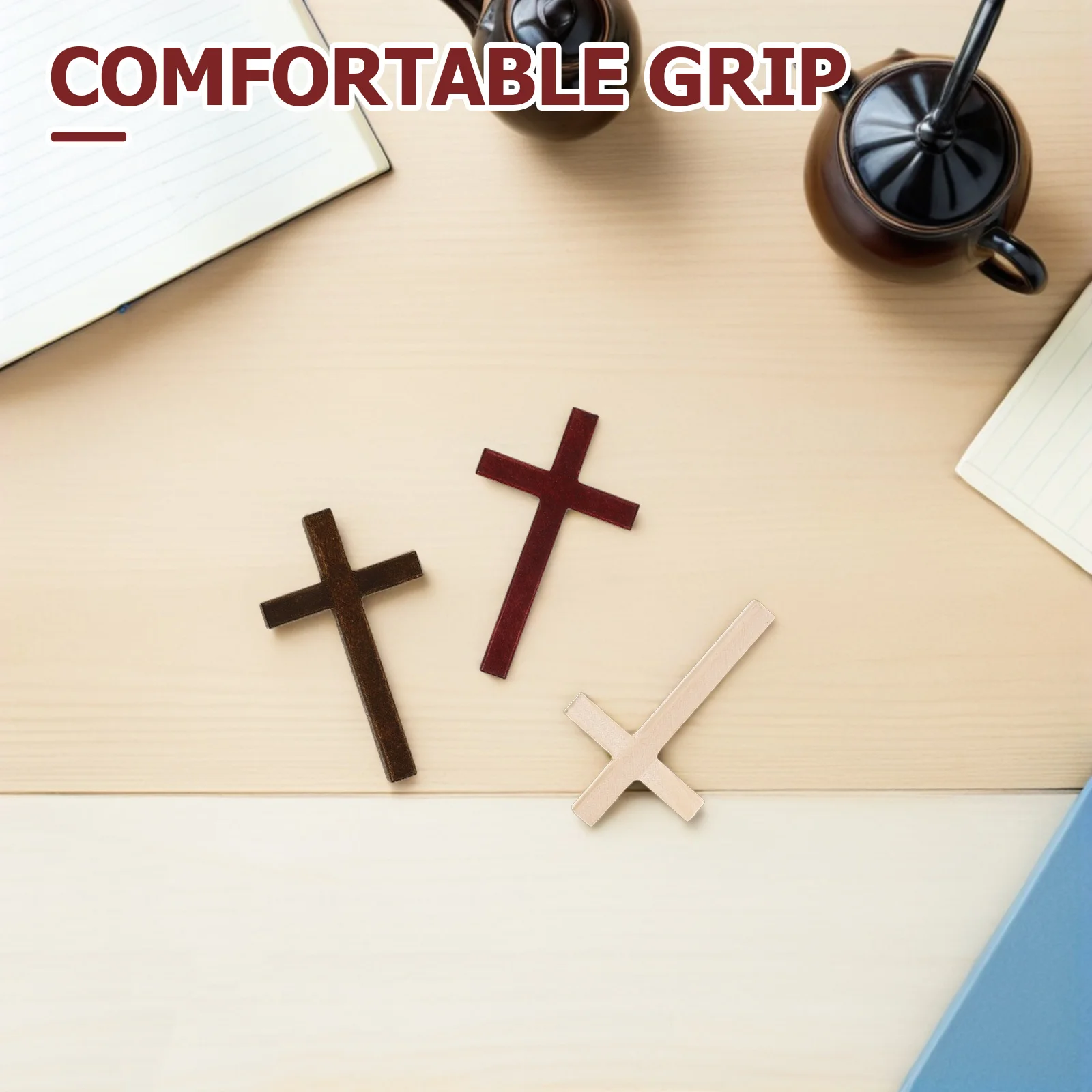 12Pcs Wooden Crosses Handcrafted Prayer Crucifix Portable Compact Size Handheld Religious Cross for Church Home Worship
12Pcs Wooden Crosses Handcrafted Prayer Crucifix Portable Compact Size Handheld Religious Cross for Church Home Worship