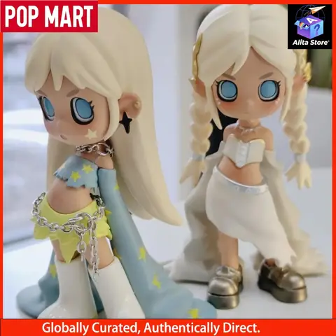 Popmart Lil Peach-caja ciega coleccionable con carga antidisturbios, decoración de juguetes de moda, juguetes de peluche oficiales Popmart, regalo de Festival