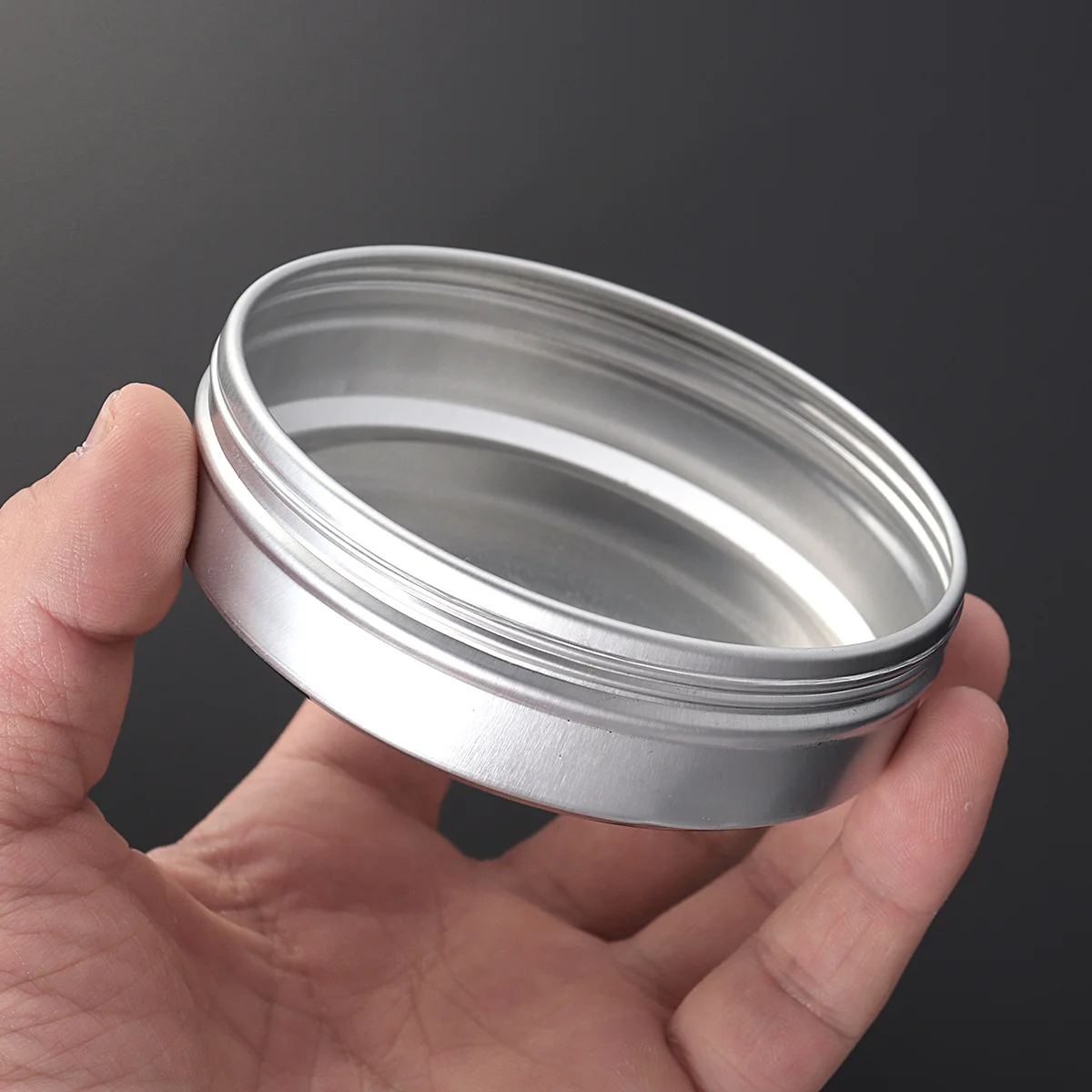 150Ml Aluminium Jar Screw Cap Leakproof Travel Container For Cream Lip Balm Foundation Mineral Makeup Acrylic Powder
150Ml Aluminium Jar Screw Cap Leakproof Travel Container For Cream Lip Balm Foundation Mineral Makeup Acrylic Powder