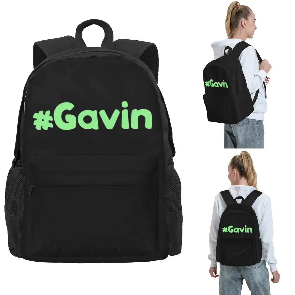 Gavin, Funny Cool Best Color Art Backpack Hot Sale Daypack Large Capacity BookBag School Bag Shoulder Bags for Men Women
Gavin, Funny Cool Best Color Art Backpack Hot Sale Daypack Large Capacity BookBag School Bag Shoulder Bags for Men Women