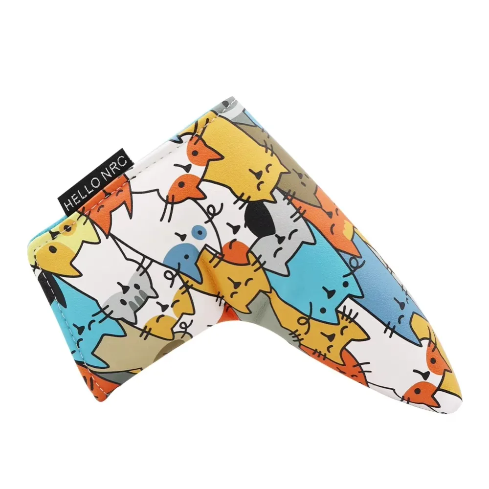 Graffiti Cat Pattern Golf Club Head Cover Cartoon Animal Waterproof Golf Wood Headcover Iron Pole PU Leather Golf Club Protector
Graffiti Cat Pattern Golf Club Head Cover Cartoon Animal Waterproof Golf Wood Headcover Iron Pole PU Leather Golf Club Protector