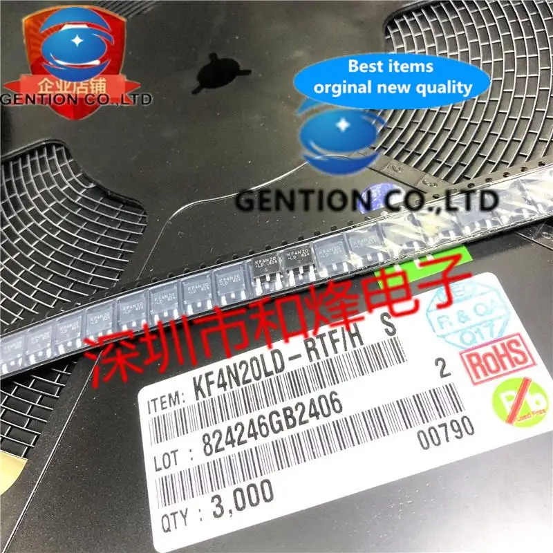 10PCS KF4N20LD TO-252 N channel MOS Field effect transistor in stock 100% new and original
10PCS KF4N20LD TO-252 N channel MOS Field effect transistor in stock 100% new and original