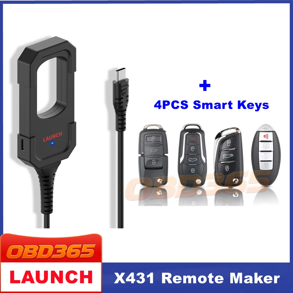 Launch X431 Key Programmer Remote Maker with Super Chip and 4PCS Smart Keys
Launch X431 Key Programmer Remote Maker with Super Chip and 4PCS Smart Keys