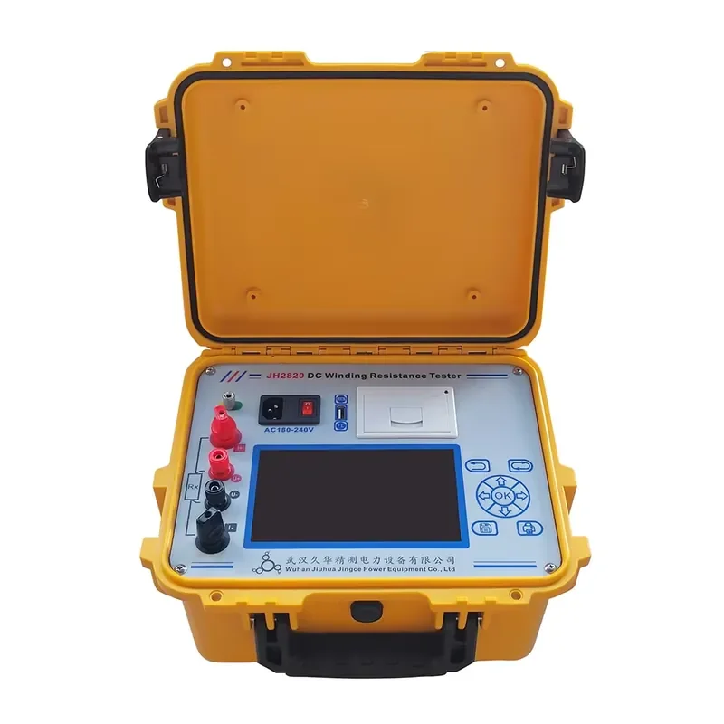 20A Digital DC Winding Resistance Tester Micro Meter Portable Automatic Transformer Test Equipment Instruments