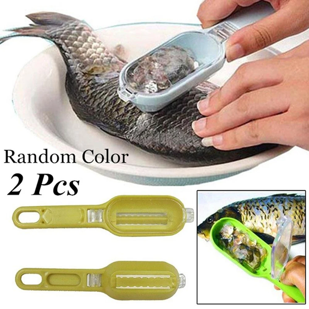 2PCS Kitchen Tools Fish Scales Scraper Brush Cleaning Fish Skin Cleaner Fishing Tools
2PCS Kitchen Tools Fish Scales Scraper Brush Cleaning Fish Skin Cleaner Fishing Tools
