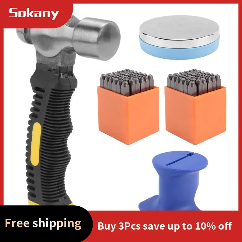 A59E-Metal Stamping Kit, 74 Pcs 0.3Cm Art Font Uppercase And Lowercase Letter Punch And Number Punch Set, Metal Stamping Jig
A59E-Metal Stamping Kit, 74 Pcs 0.3Cm Art Font Uppercase And Lowercase Letter Punch And Number Punch Set, Metal Stamping Jig