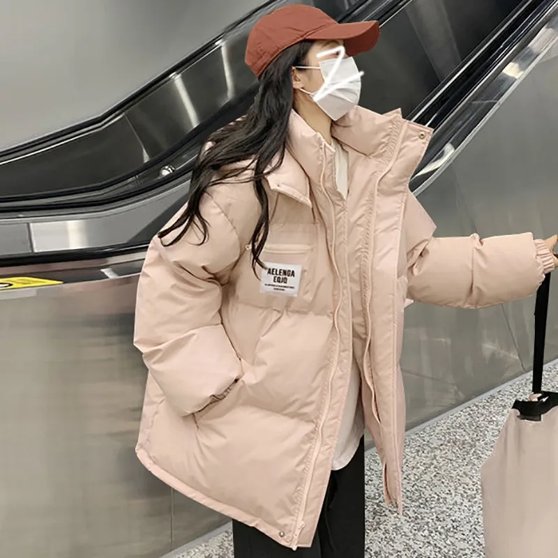 Korean Sle Women's Oversize Cotton Jaet Student down Padded Coat Warm Small Size Winter Thiened Outerwear
Korean Sle Women's Oversize Cotton Jaet Student down Padded Coat Warm Small Size Winter Thiened Outerwear