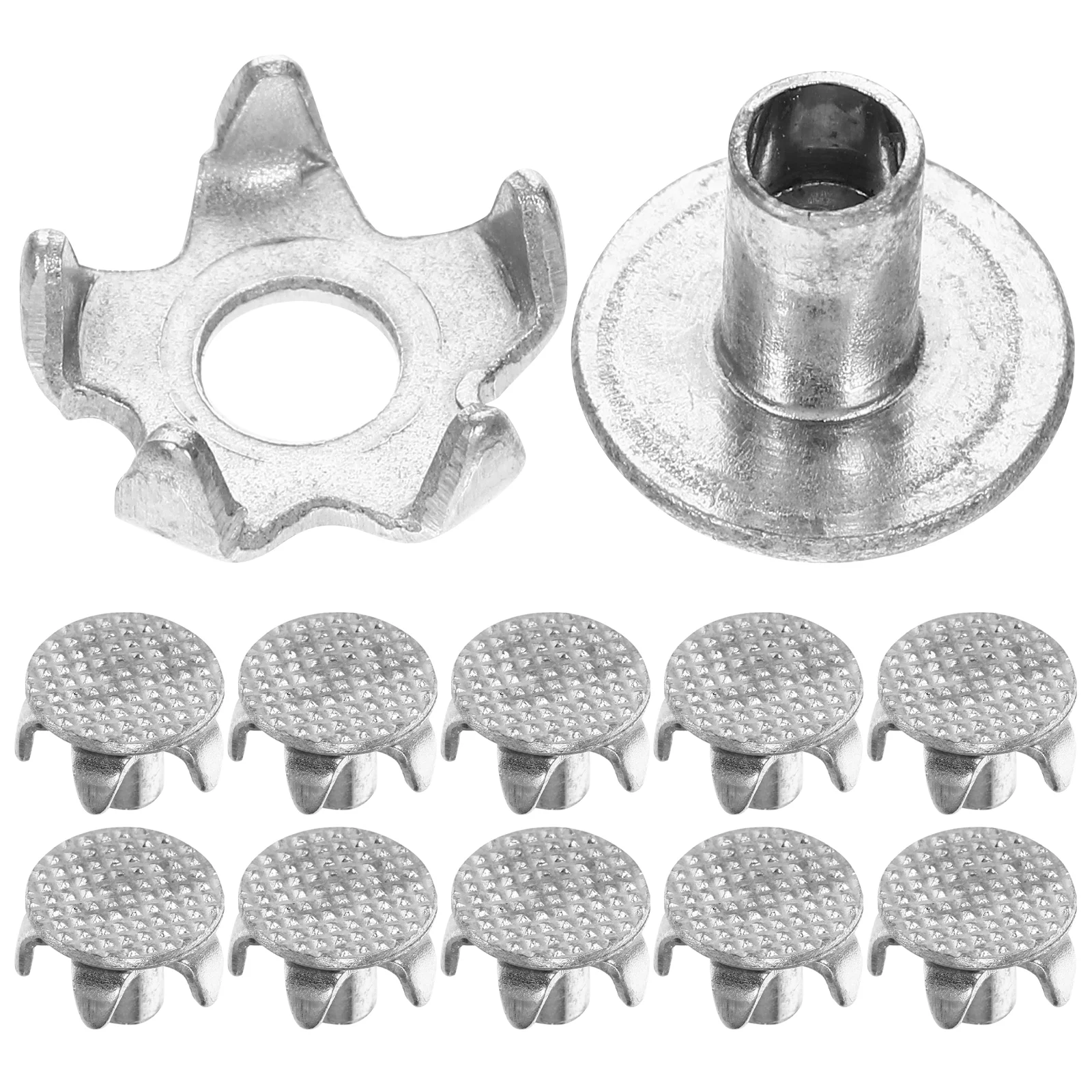 15 Pcs Crampon Nails Brake Shoe Crampons for Snow and Ice Grippers Winter Cleats Shoes Boots Travel Spikes
15 Pcs Crampon Nails Brake Shoe Crampons for Snow and Ice Grippers Winter Cleats Shoes Boots Travel Spikes