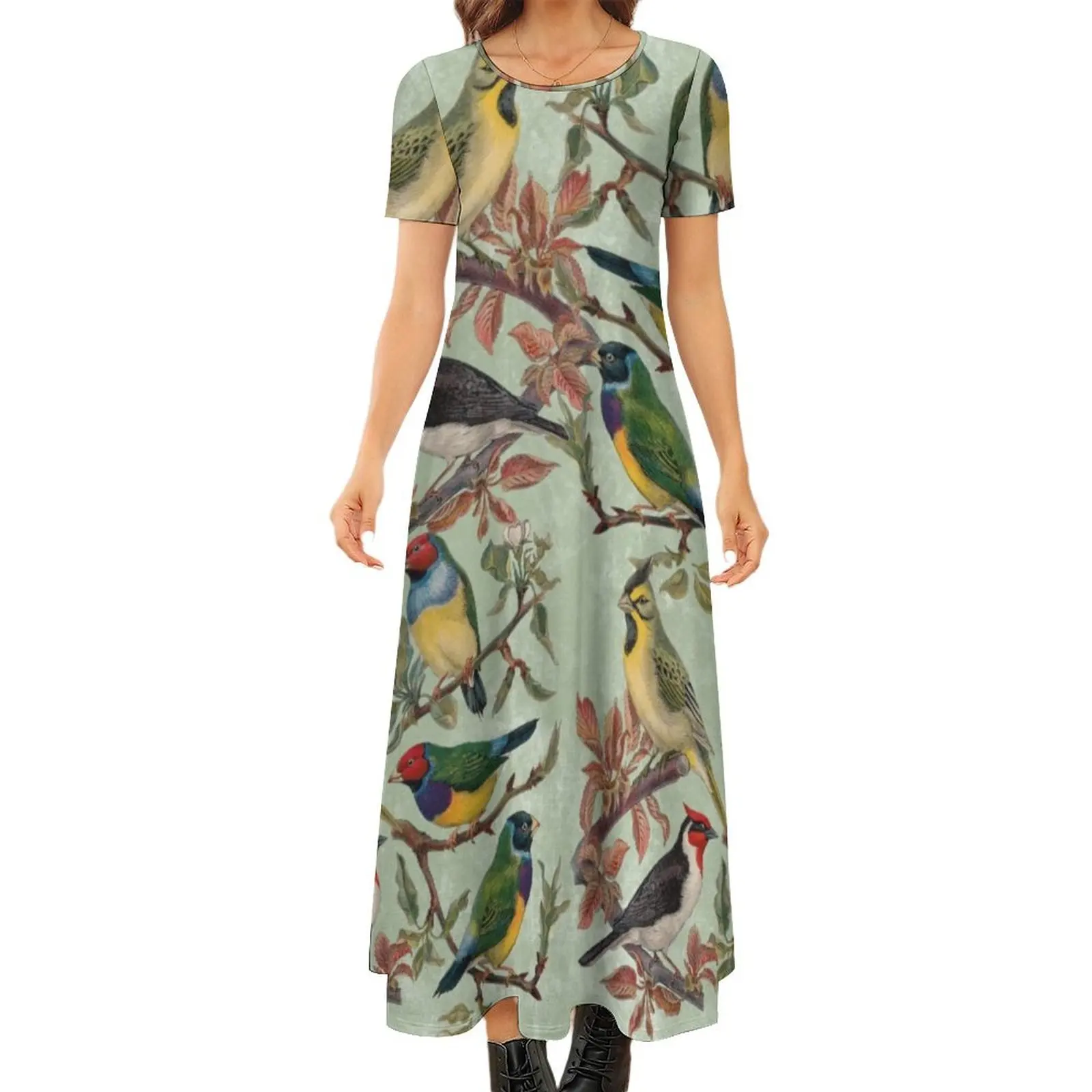 Vintage Birds Round Neck Short Sleeve Dress clothing women summer 2024 prom dress 2024 birthday dress for women luxury 2024
Vintage Birds Round Neck Short Sleeve Dress clothing women summer 2024 prom dress 2024 birthday dress for women luxury 2024