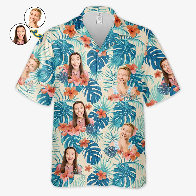 Personalized Baby Photo Flamingo Hawaiian Shirt Custom Face Print Tropical Flamingo And Palm Tree Pattern Aloha Shirt Blouses
Personalized Baby Photo Flamingo Hawaiian Shirt Custom Face Print Tropical Flamingo And Palm Tree Pattern Aloha Shirt Blouses